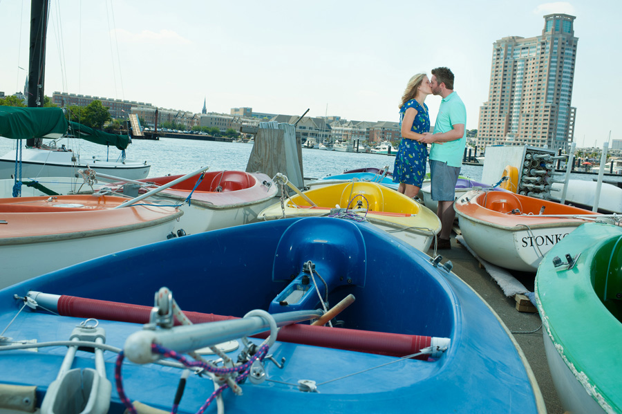 Inner Harbor Engagement Photos