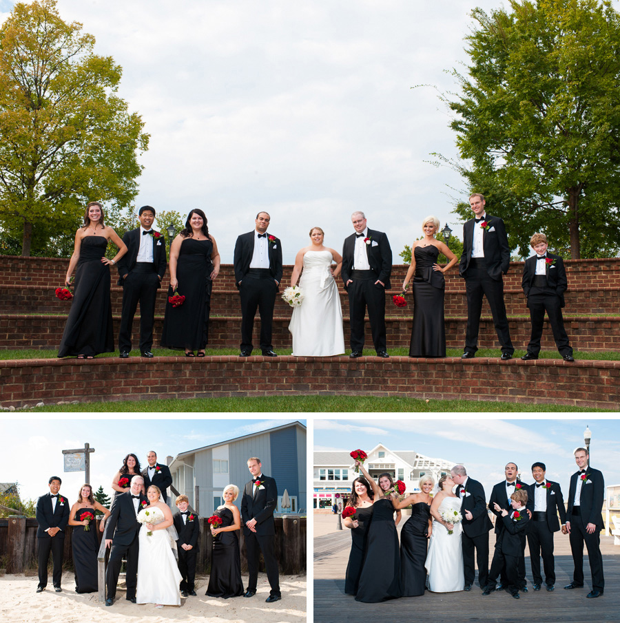 Bridal Party Photos on the Beach in Delaware