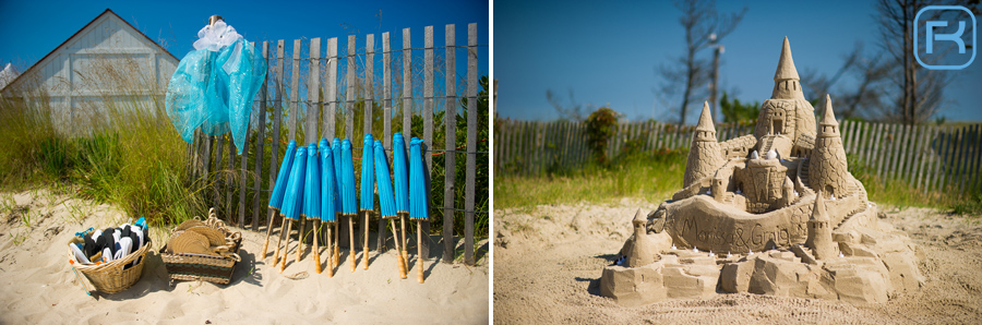 Beach Wedding at Indian River Lifesaving Station