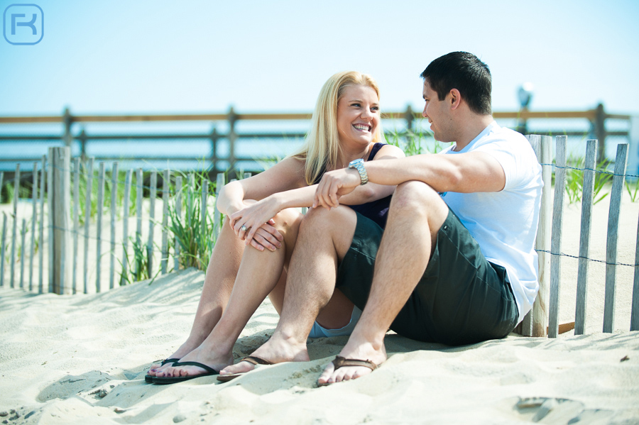 Engagement Photos in Ocean City Maryland