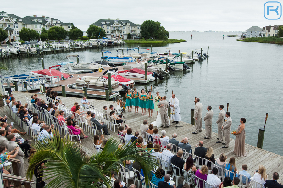 Ocean Pines Yacht Club Wedding Photographer