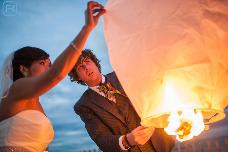 Chinese Wishing Lanterns Wedding