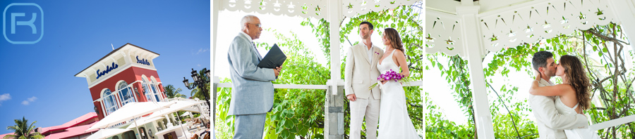 Sandals Halcyon Beach Wedding