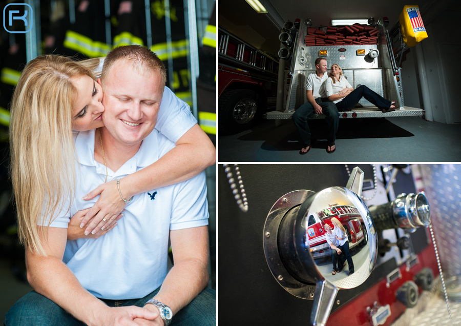 Fire Department Engagement Photos