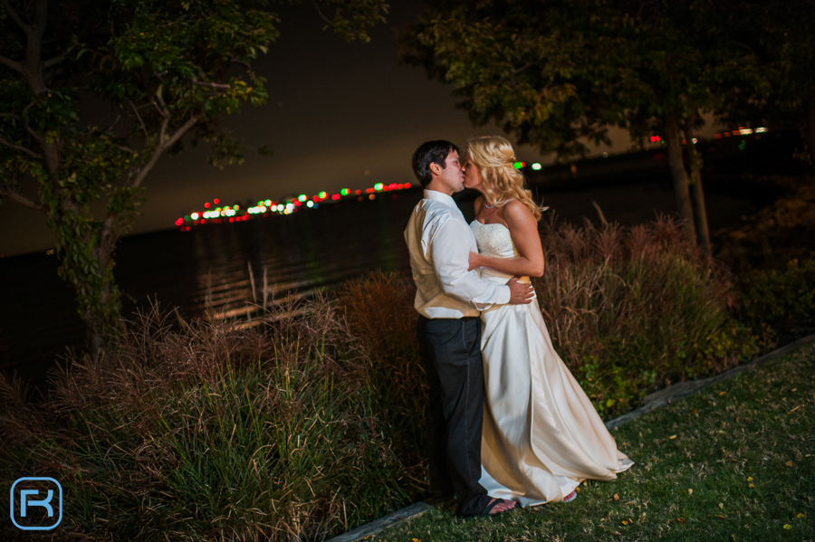 Chesapeake Bay Beach Club Bride and Groom