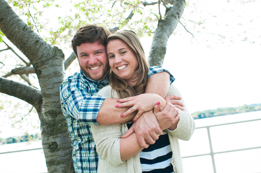 Washington DC Cherry Blossom Engagement Session