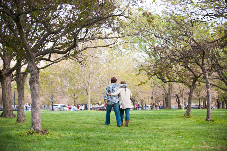 Washington DC Cherry Blossom Engagement Photos