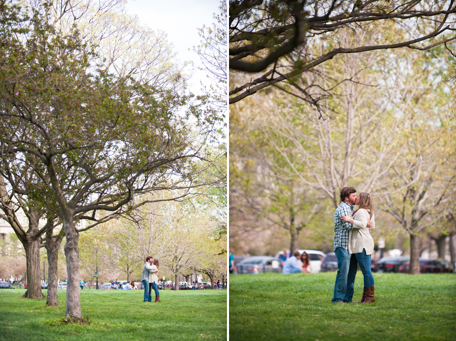 Washington DC Cherry Blossom Engagement Photographer