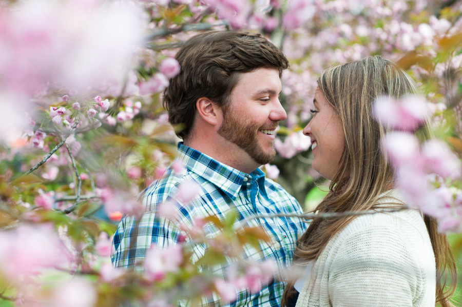Engagement DC Cherry Blossoms Photographer