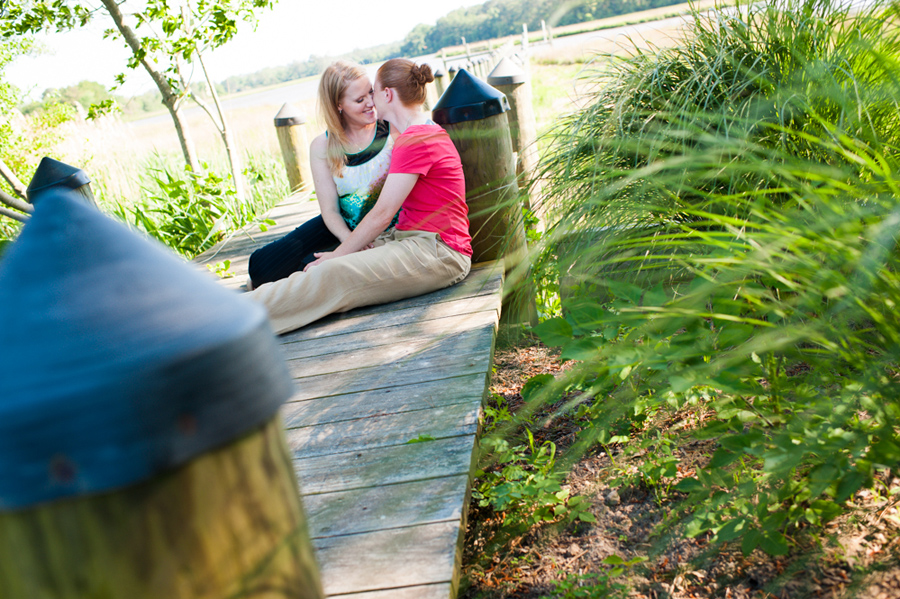 Same Sex Engagement Photos Winery