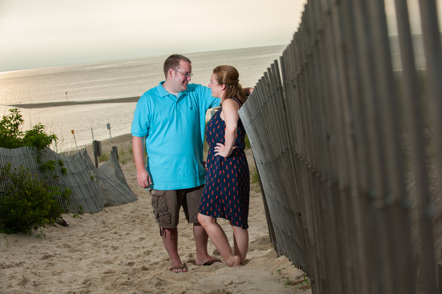 Delaware Beach Engagement Photos Boat