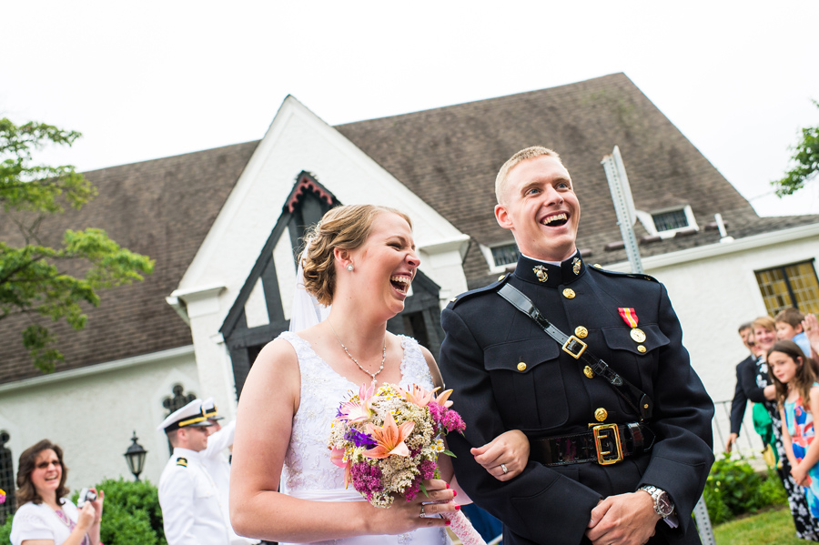 Military Sword Arch Wedding