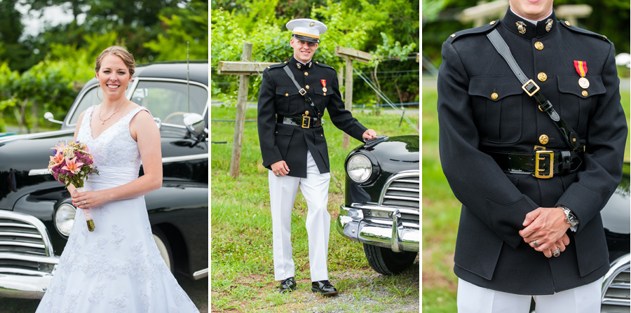 Marines uniform wedding
