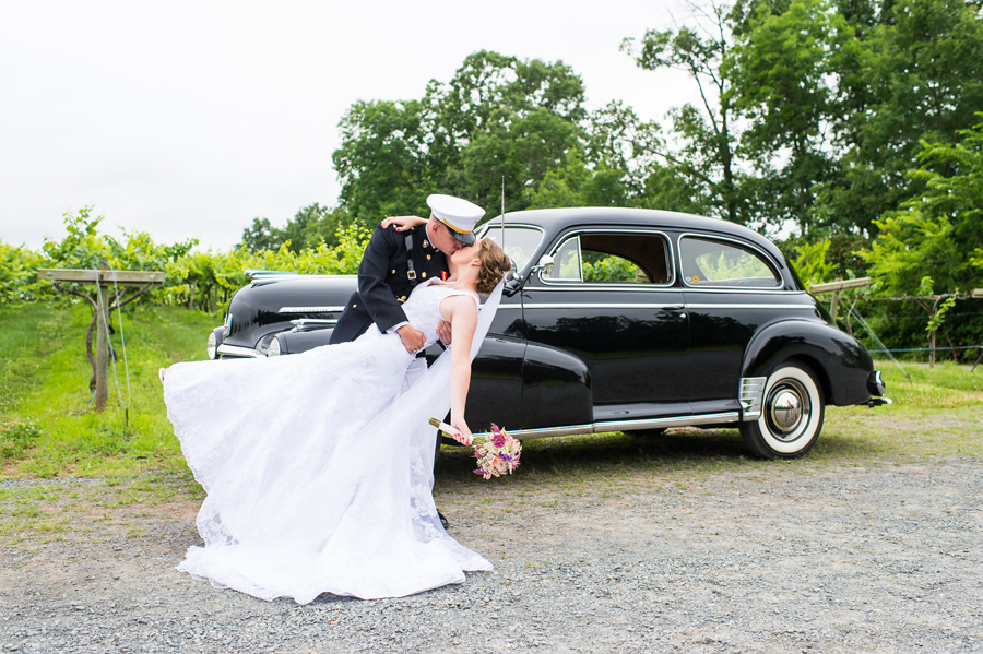 Navy uniform wedding