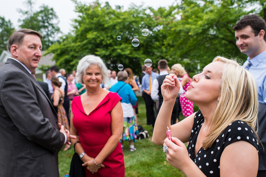 Bubble Wedding Exit Photos