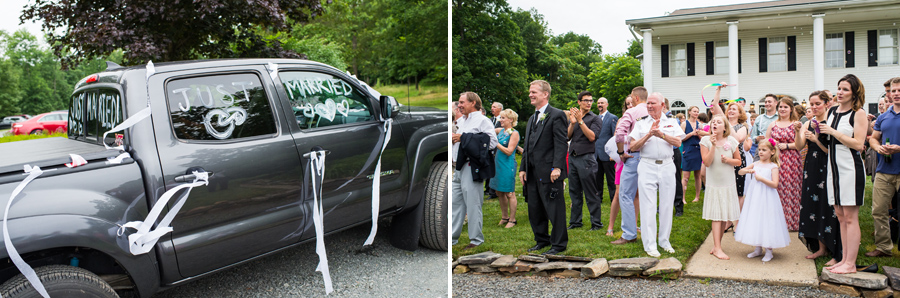 Bubble Wedding Exit Photos