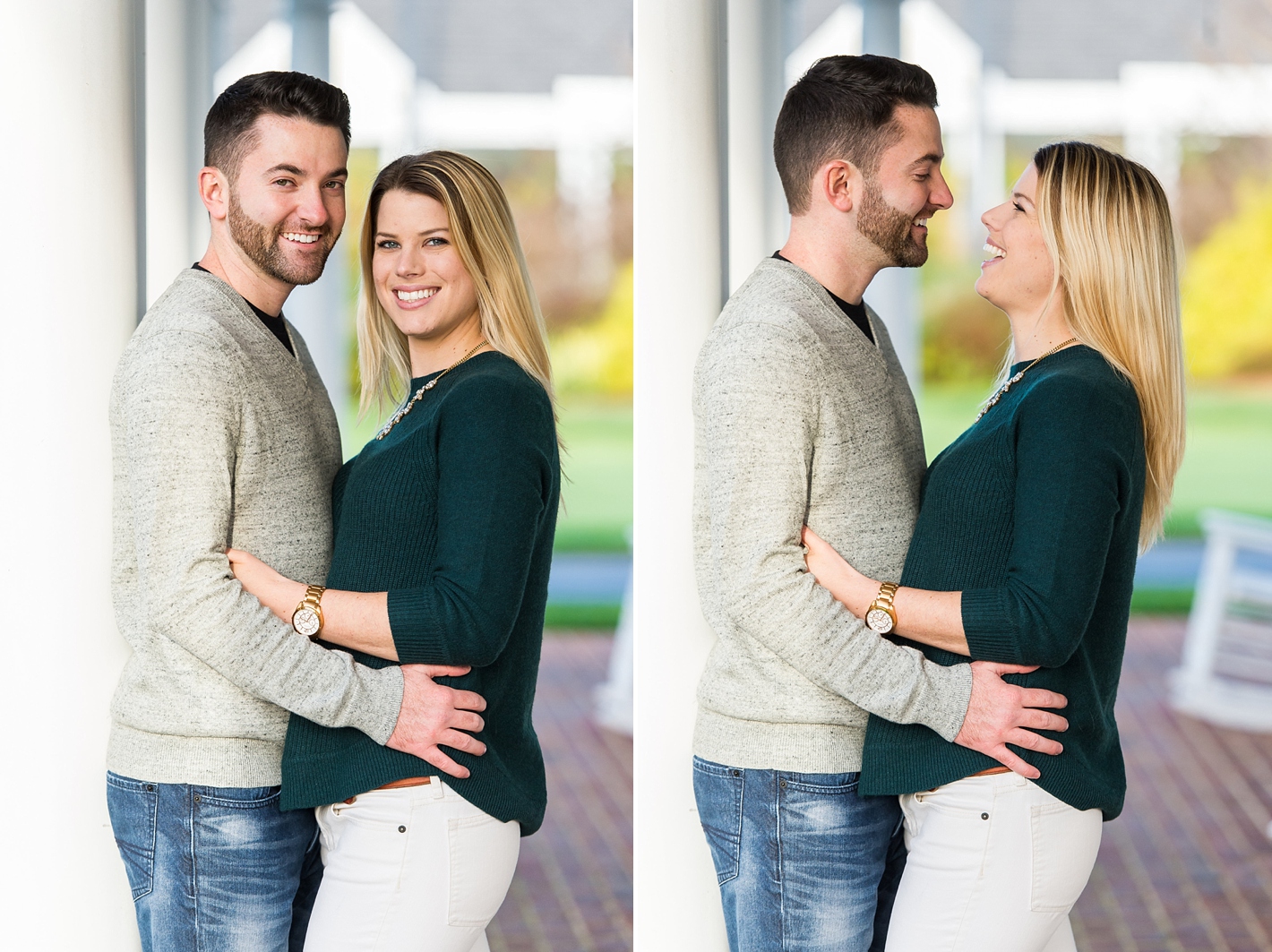 Golf Course Engagement Photos