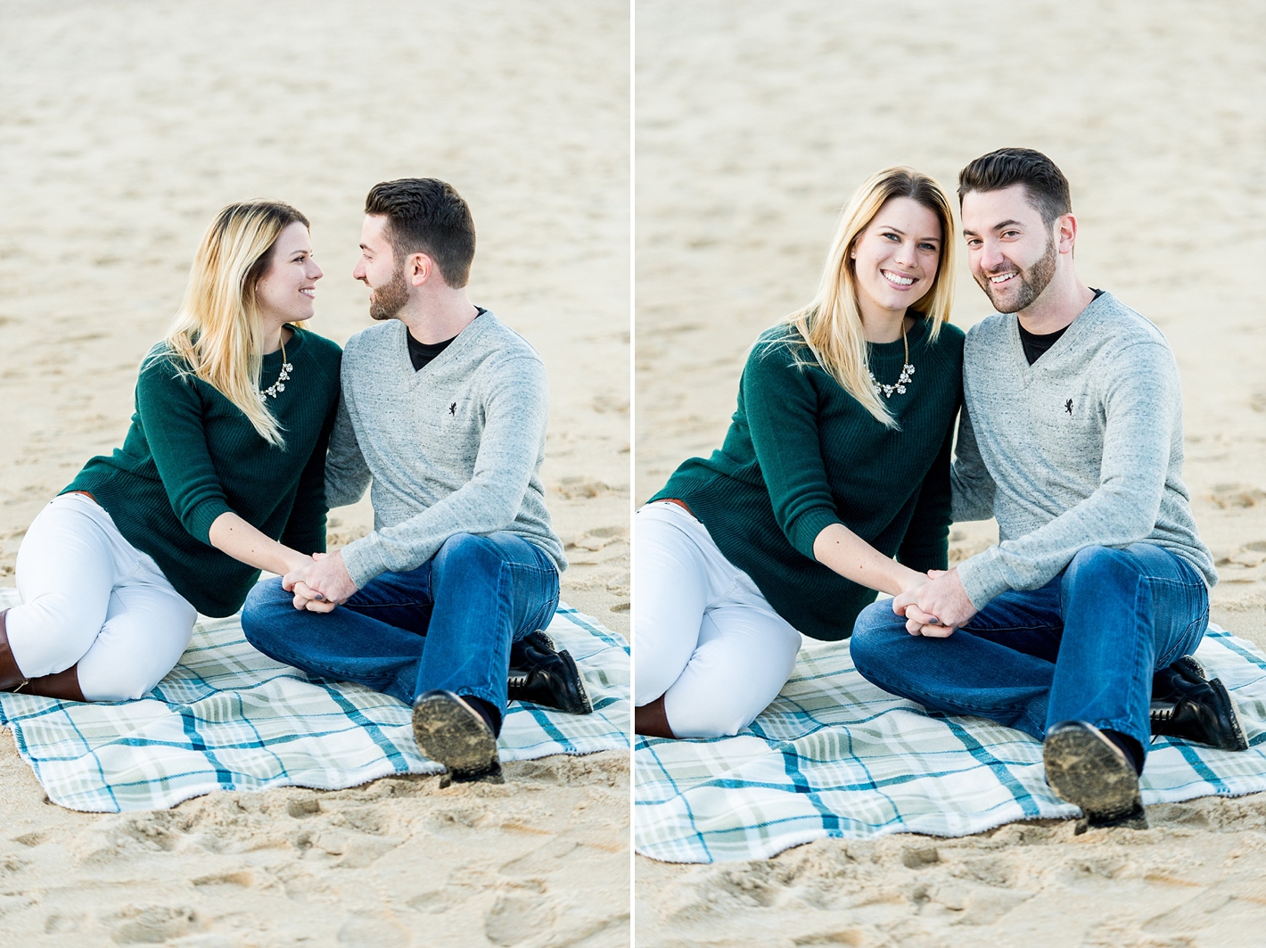 Beach Engagement Session in Delaware