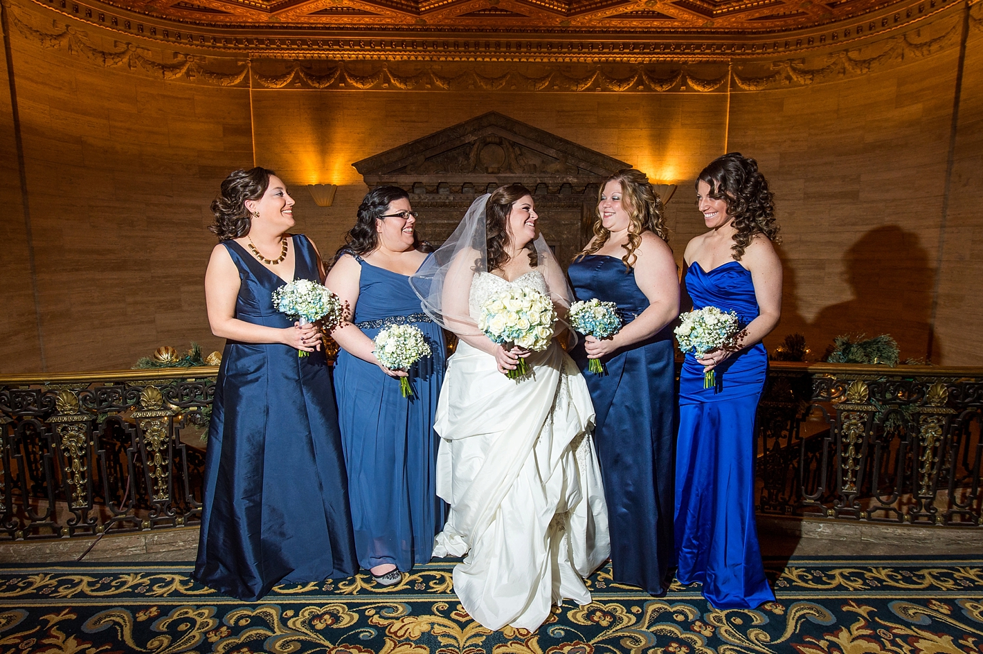 Bridal Party Photos at Hotel DuPont