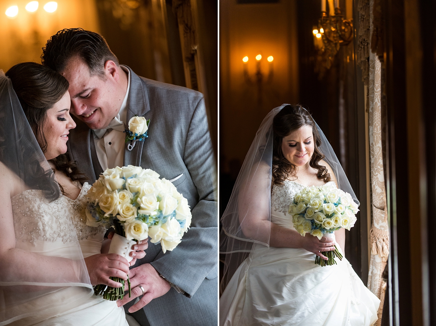 Bride and Groom Photos at Hotel DuPont