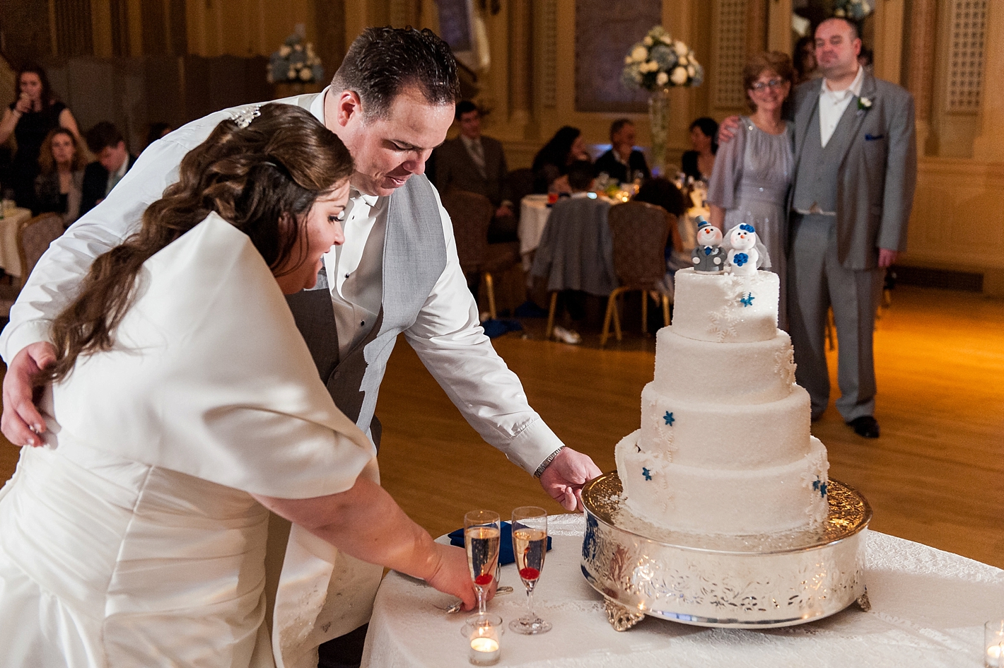 Wedding Cake at Hotel DuPont