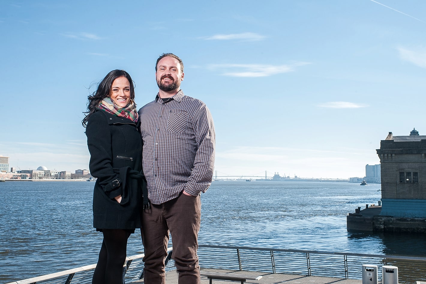 Race Street Pier Engagement Session