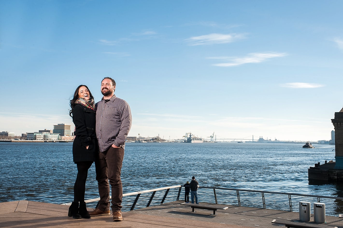 Race Street Pier Engagement Session