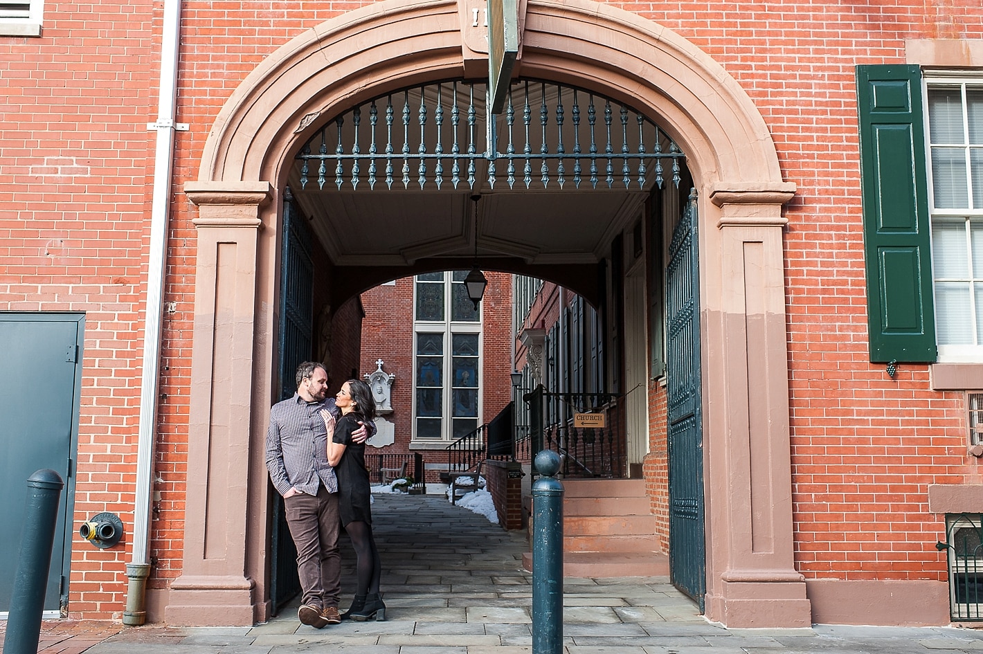 Old City Philadelphia Engagement Photos