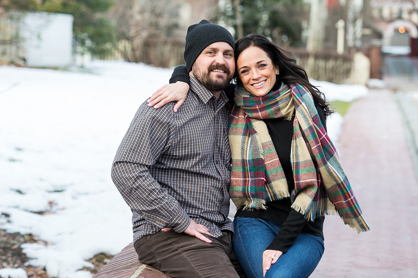 2nd Street Bank Engagement Photos