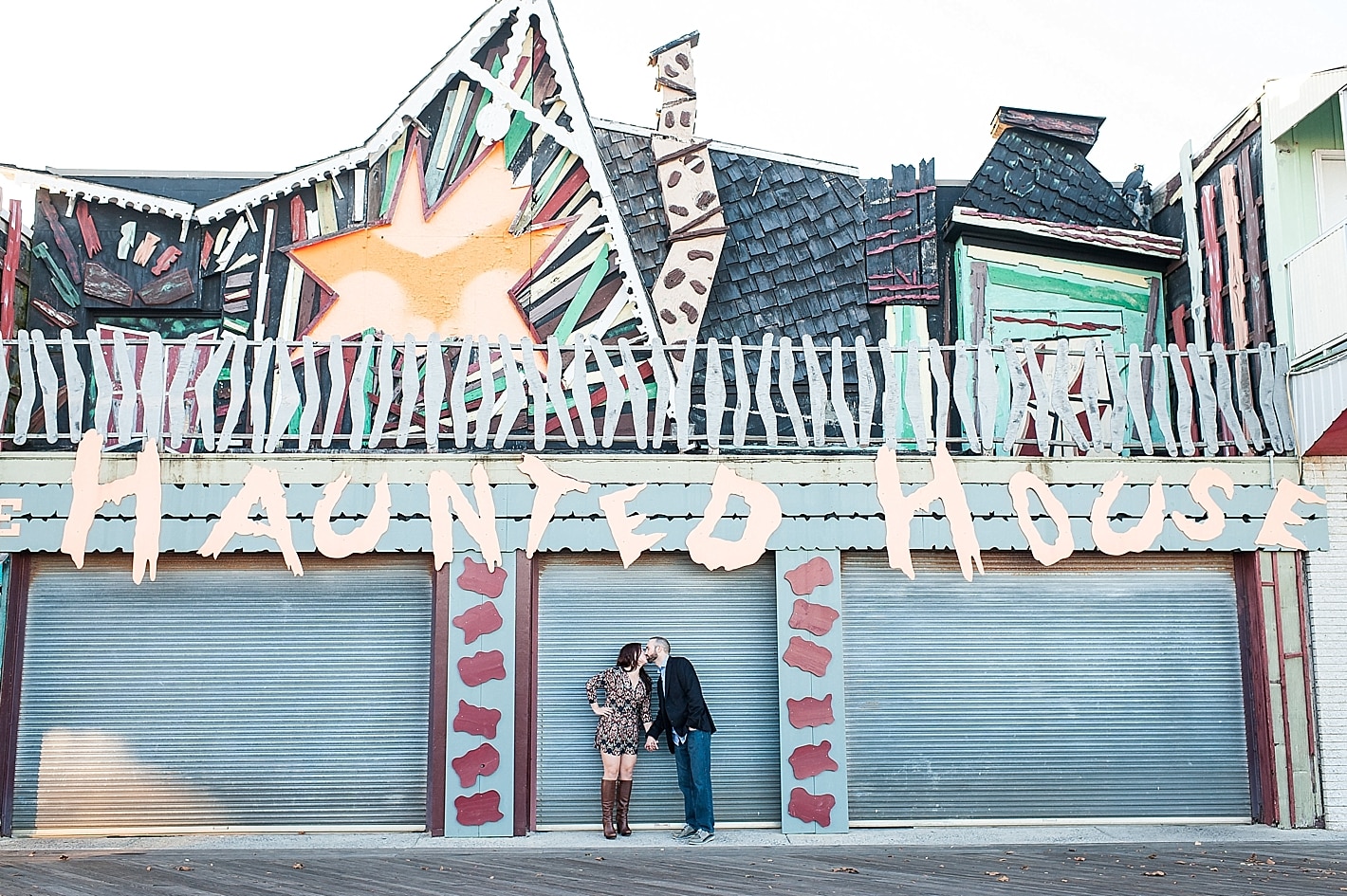 Boardwalk Wedding Photos in Ocean City Maryland