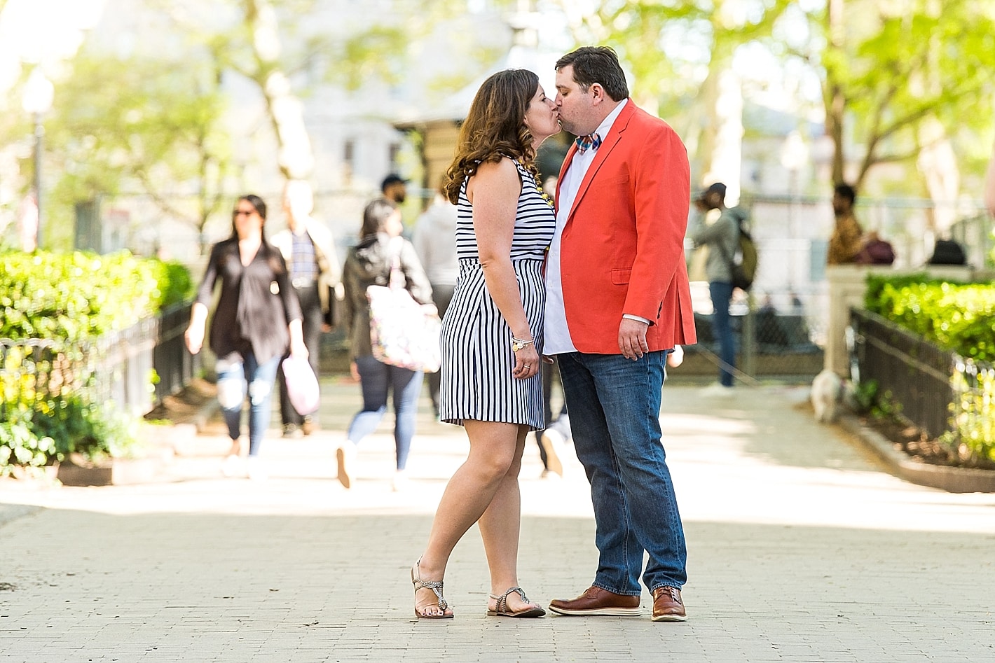 Engagement Session in Rittenhouse Square