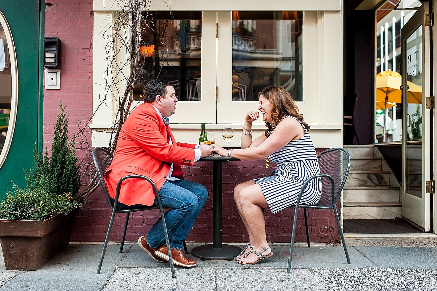 Engaged at Tria Restaurant Philadelphia