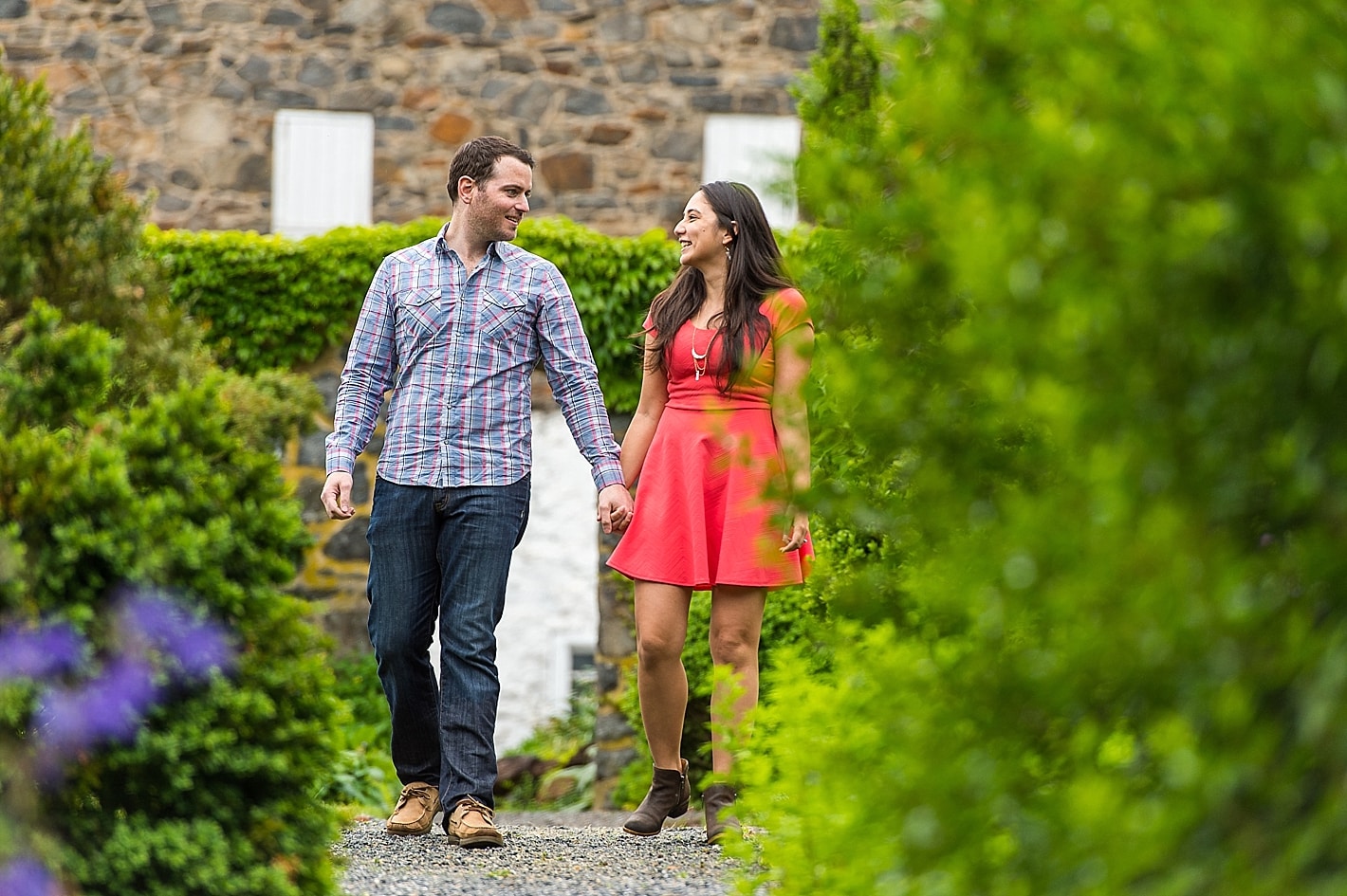 University of Delaware Engagment Pictures Goodstay Gardens