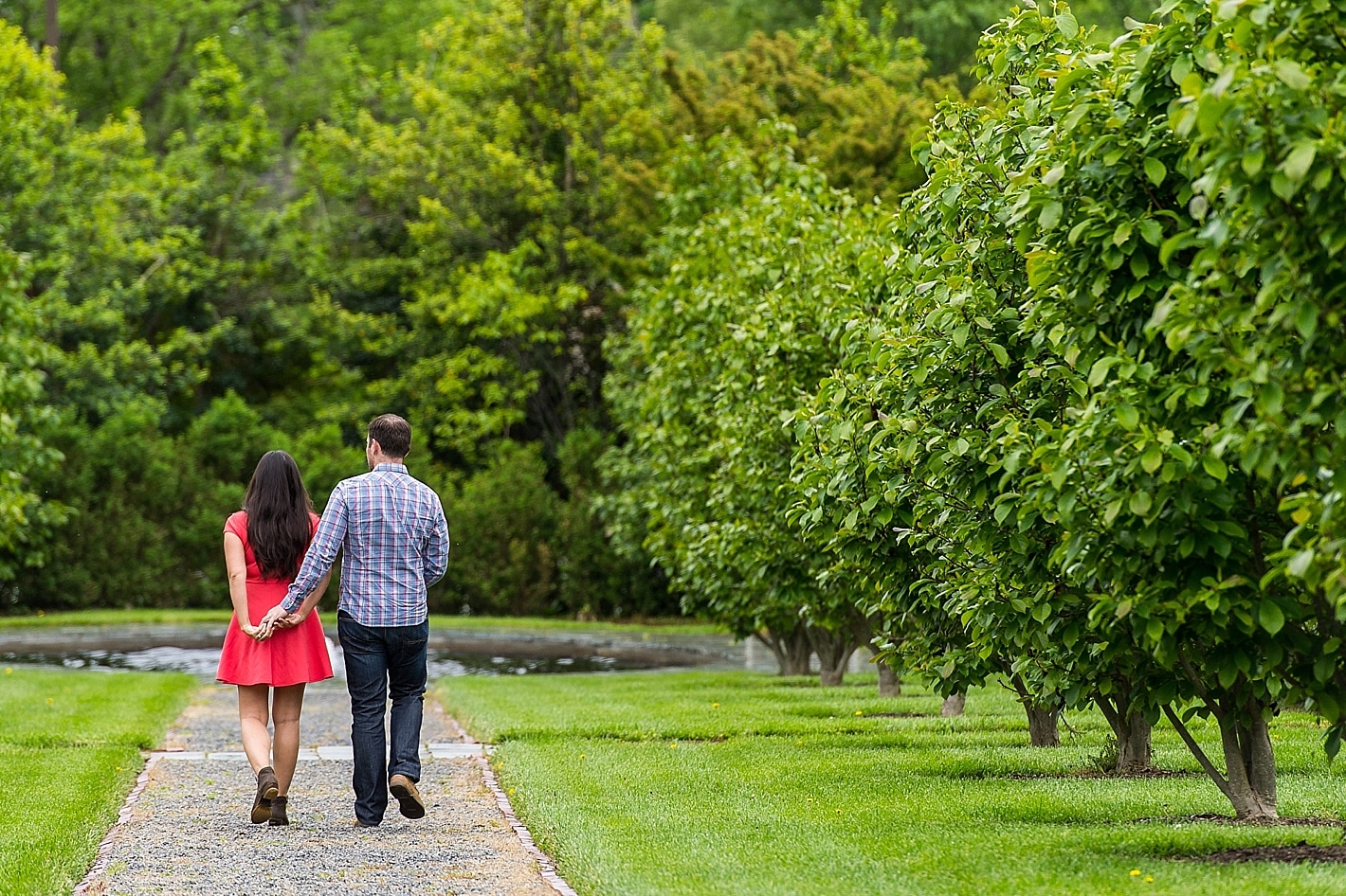 University of Delaware Goodstay Gardens Engagement Photos