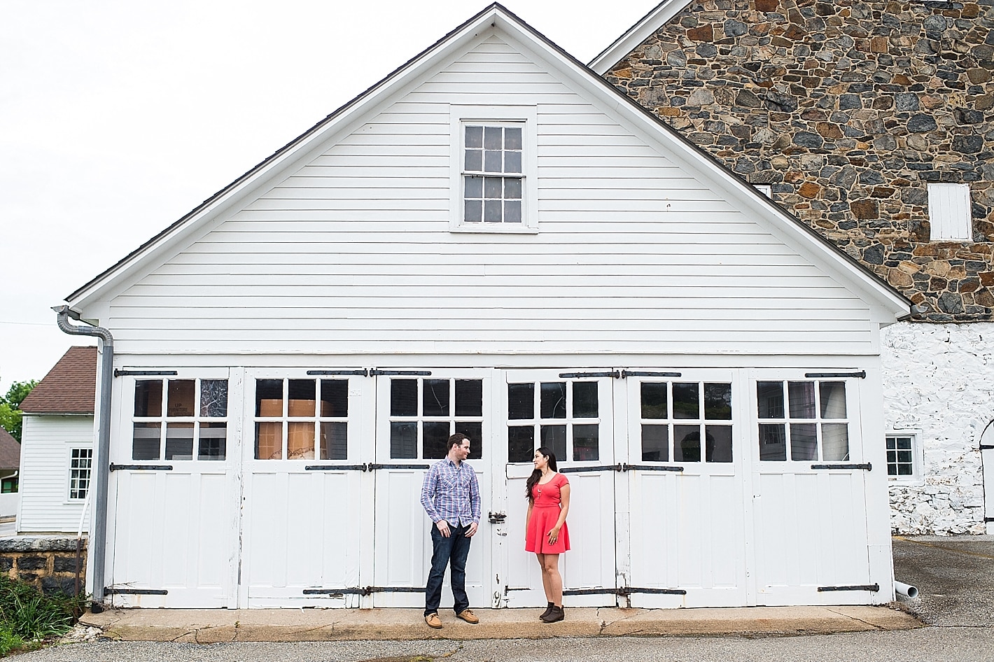 Bride and Groom at Goodstay Gardens University of Delaware