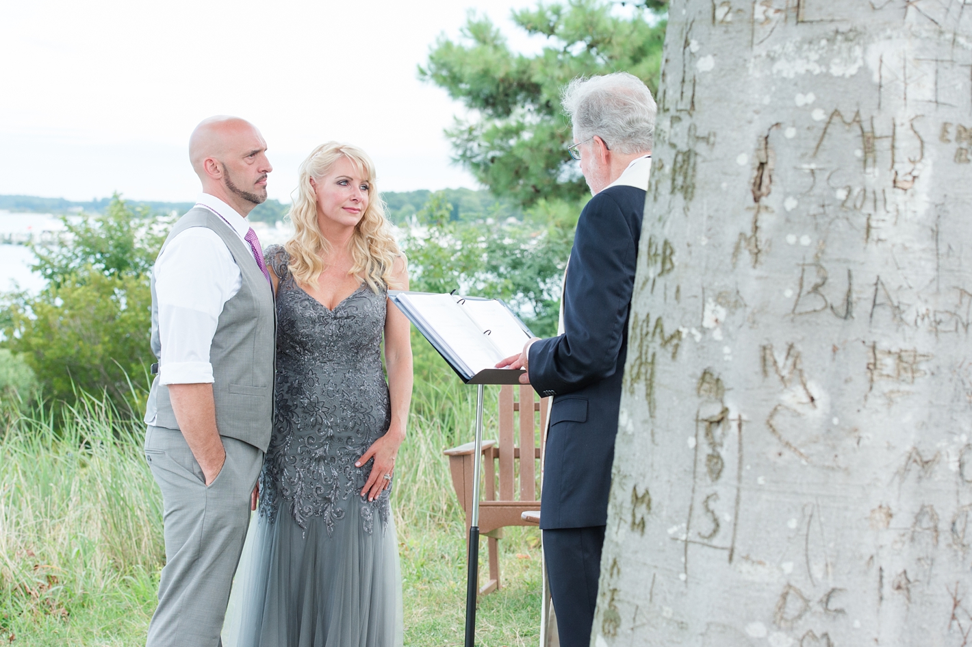 Handwritten wedding vows