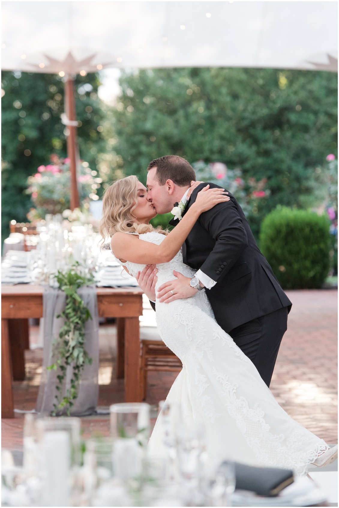 Bride and Groom dancing | Brittland Manor | Rob Korb | Eastern Shore Tents and Events | My Eastern Shore Wedding 