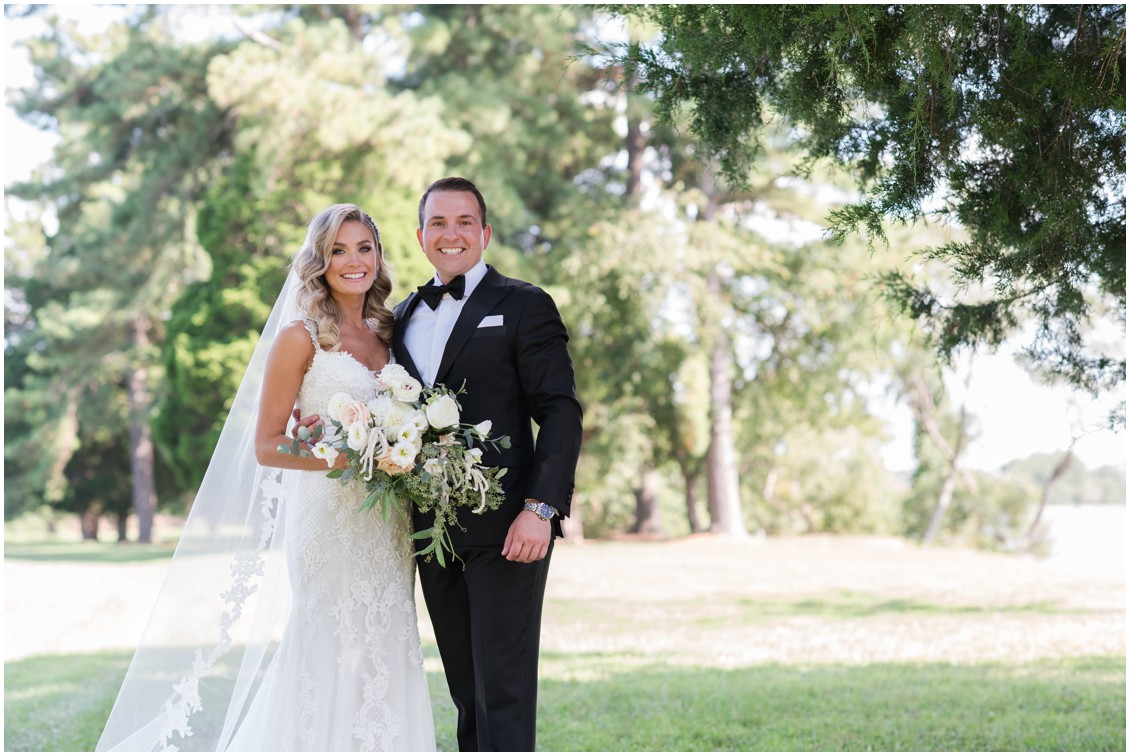 Bride and groom portrait | Brittland Manor | Rob Korb | My Eastern Shore Wedding 